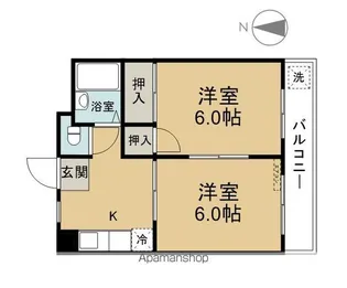 アメニックス賀来Ⅱ【3階】の間取り