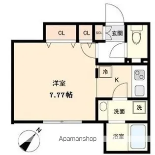 BRANCHE覚王山【5階】の間取り