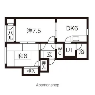 アップルヴィレッジZ【2階】の間取り