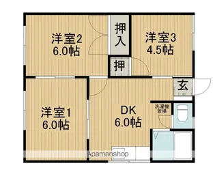 ハイランドコーポ【101号室】の間取り
