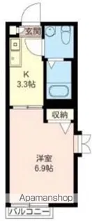 サンパティーク戸越【1階】の間取り