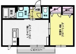 シャーメゾンカミーリア【2階】の間取り