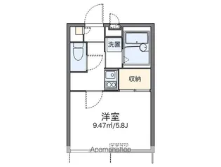 レオパレス西陣【101号室】の間取り