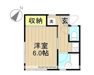 グリーンハイツ南小岩【202号室】の間取り