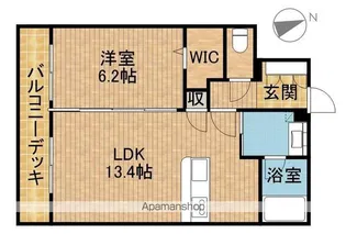 シャーメゾン本郷【1階】の間取り