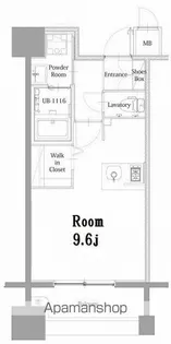 エンクレスト呉服町【12階】の間取り