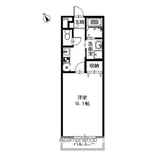 アムールフジ【2階】の間取り