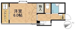 ドリームハウス萩丘【2階】の間取り