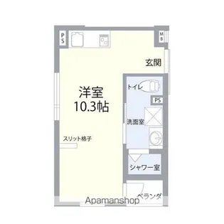 PORTA FELICE 与那覇【302号室】の間取り