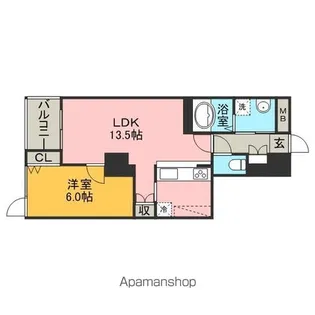 S-FORT警固タワー【20階】の間取り
