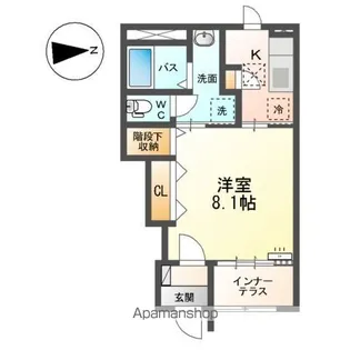 セレーノ【1階】の間取り