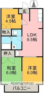 スカイプラザエイト【1階】の間取り