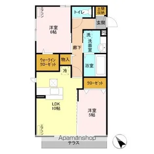 ガーデン【1階】の間取り