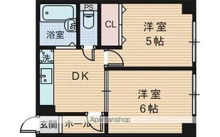 新大阪南愛ビル【5階】の間取り