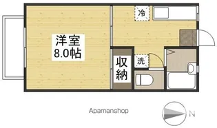 ドミール小川【1階】の間取り