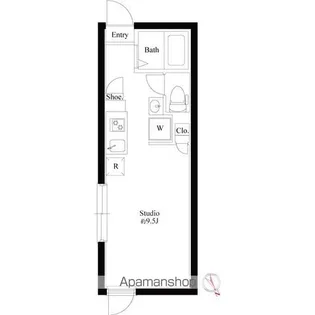 ティーグル四ツ木【1階】の間取り
