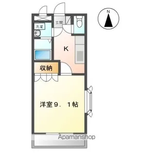 プレジデンス木の実【1階】の間取り