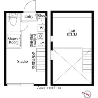 ハーモニーテラス中丸子【2階】の間取り