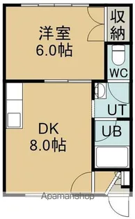 ファースト富岡【302号室】の間取り