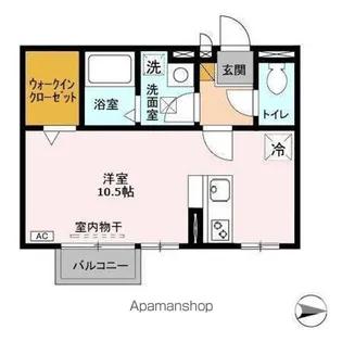 モナリエ古ヶ崎Ⅱ【2階】の間取り