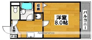 白鷺TKハイツ1号館【5階】の間取り