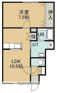 ラカーサI【1階】の間取り