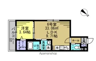 千葉県千葉市花見川区幕張町4丁目【アパート】の間取り