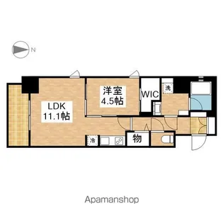パークアクシス名古屋山王【6階】の間取り