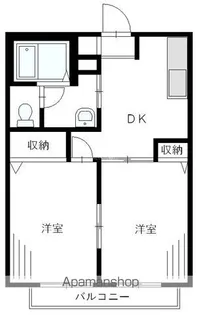 ディアス高円寺【102号室】の間取り