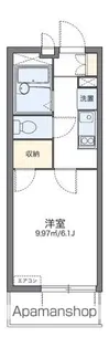 レオパレス常盤【3階】の間取り