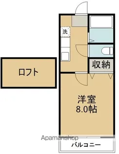 ソレアード遠見塚壱番館【1階】の間取り
