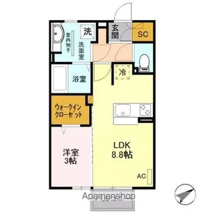 ライズ【2階】の間取り