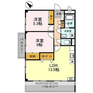 篠塚セイコー第1ビル【2階】の間取り