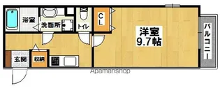 ノール百舌鳥八幡【301号室】の間取り