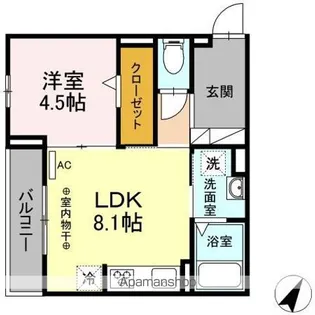 I・CUBE【3階】の間取り