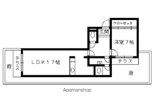 KOHEE【1-A号室号室】の間取り