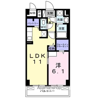 サマン・ツリー【4階】の間取り