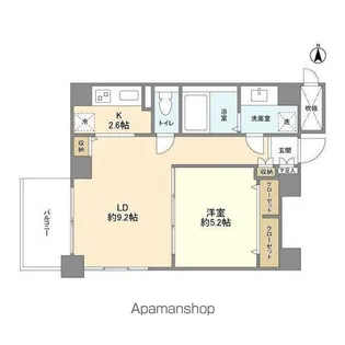 スタイリオ恵比寿SKY【3階】の間取り