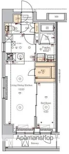 VERXEED ASAKUSA【8階】の間取り