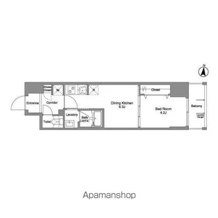 DAFFITTO錦糸町【5階】の間取り