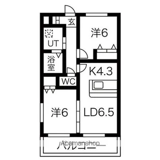 ジュエルC棟【2階】の間取り