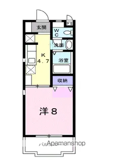 クレア・ド・ルーン庄内【1階】の間取り
