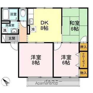 ドリーム末武【1階】の間取り
