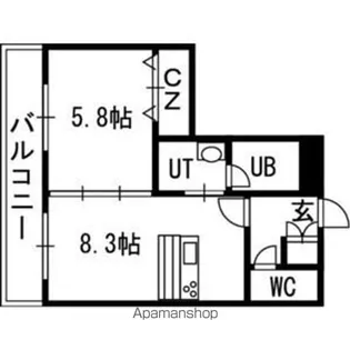 Ambiente619【2階】の間取り