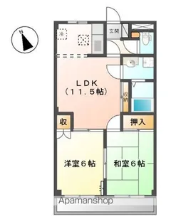 サンフィット渋谷【1階】の間取り