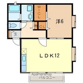 ソレジオ【2階】の間取り