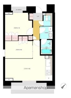 ファミールグラン銀座4丁目オーセンティア【6階】の間取り