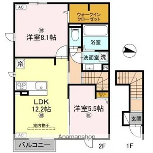 LE CIEL【2階】の間取り