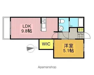 シャンベール【1階】の間取り