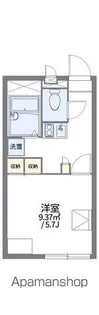 レオパレスキルシュ【1階】の間取り